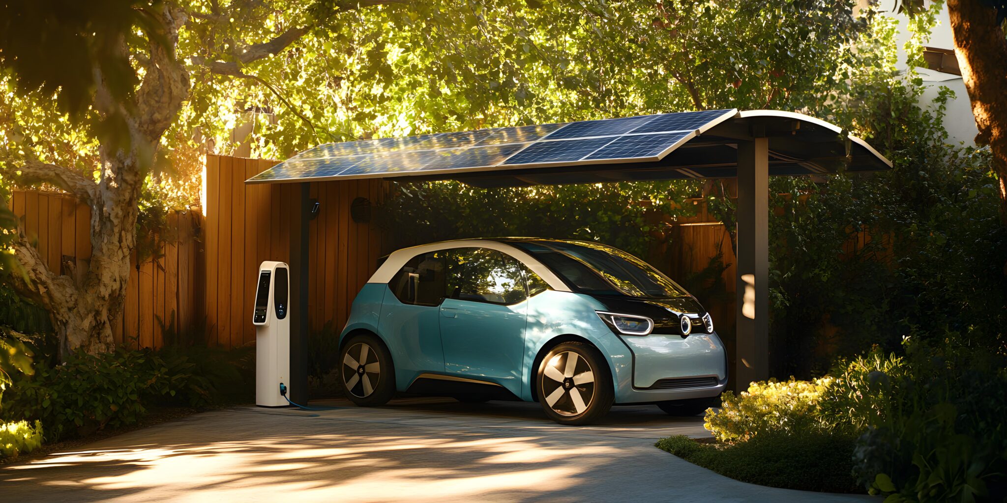 EV charging under solar in kerala